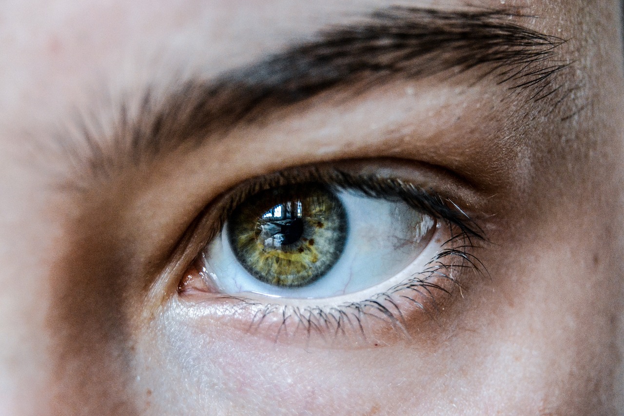 eye, green, eyelashes